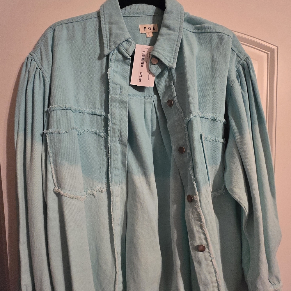 Pol Blue Ombre Denim Shirt